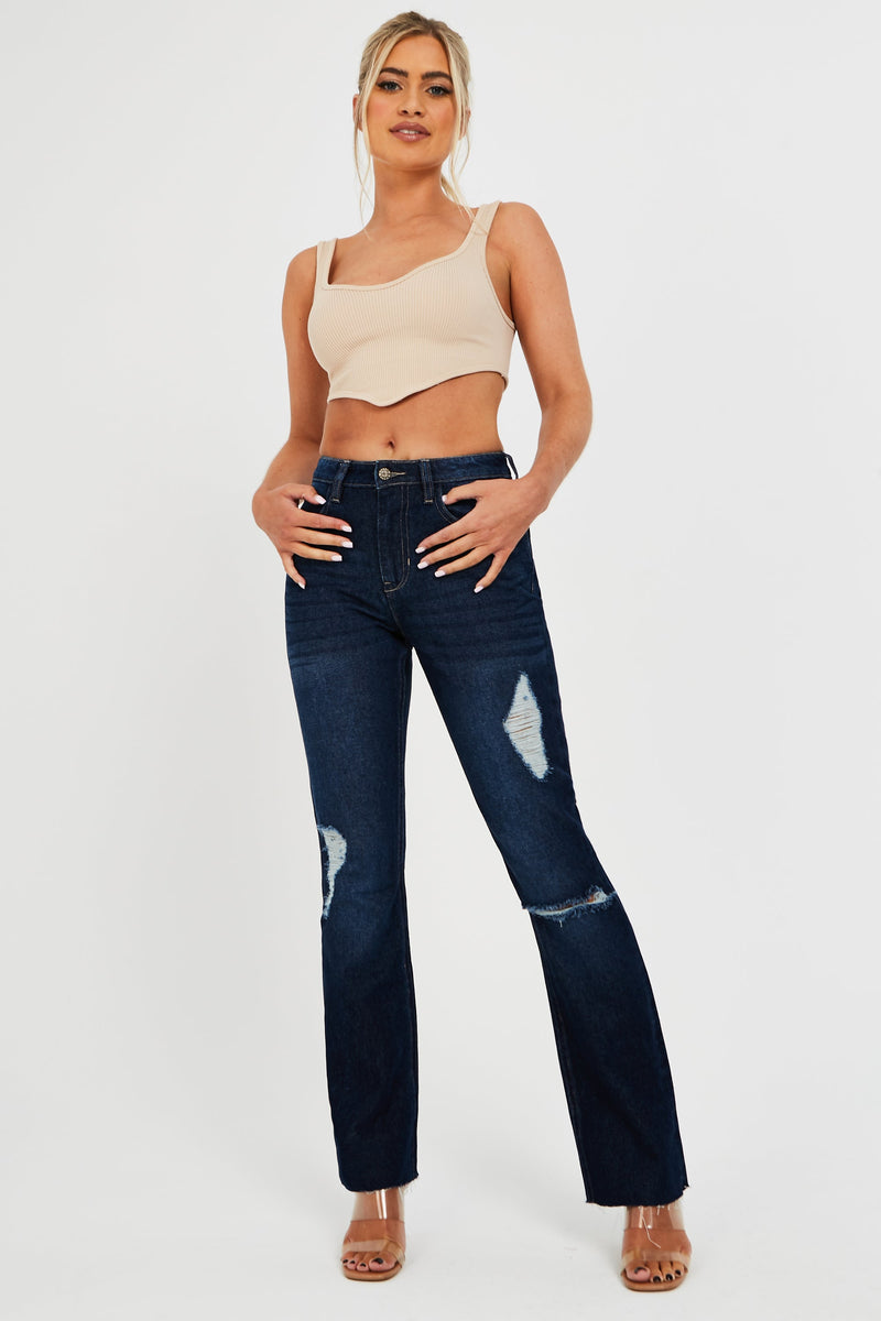 Julia Low Rise Modern Flare Fit Jeans